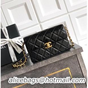 Best Price Chanel Small Flap Bag Patent Lambskin & Gold-Tone Metal AS4289 Black 2026