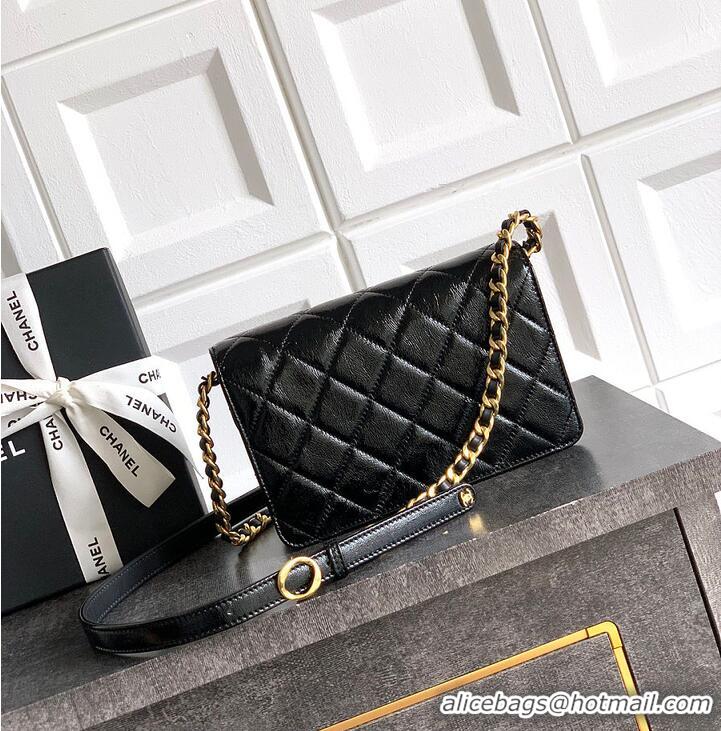 Best Price Chanel Small Flap Bag Patent Lambskin & Gold-Tone Metal AS4289 Black 2026