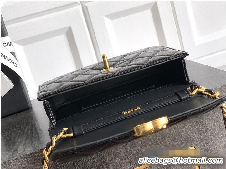 Best Price Chanel Small Flap Bag Patent Lambskin & Gold-Tone Metal AS4289 Black 2026