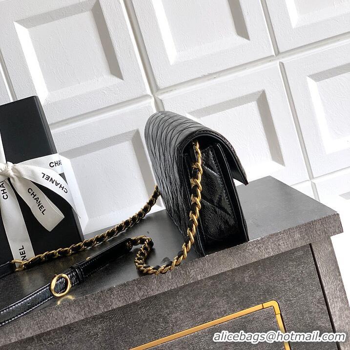 Market Sells Chanel Large Flap Bag Patent Lambskin & Gold-Tone Metal AS4279 Black 2026