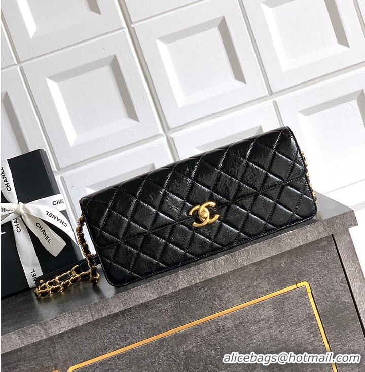 Market Sells Chanel Large Flap Bag Patent Lambskin & Gold-Tone Metal AS4279 Black 2026