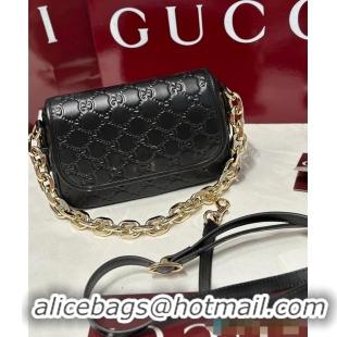 Best Quality Gucci GG Matelasse Mini Bag In Leather 589563 Black 2026