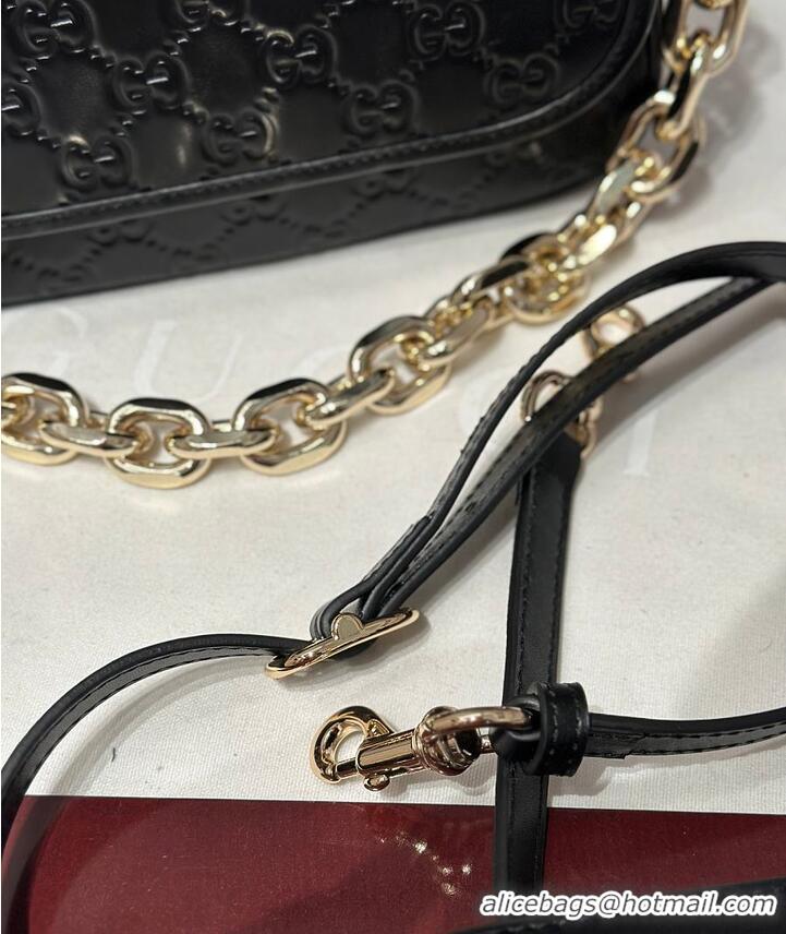 Best Quality Gucci GG Matelasse Mini Bag In Leather 589563 Black 2026