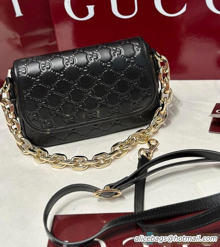 Best Quality Gucci GG Matelasse Mini Bag In Leather 589563 Black 2026