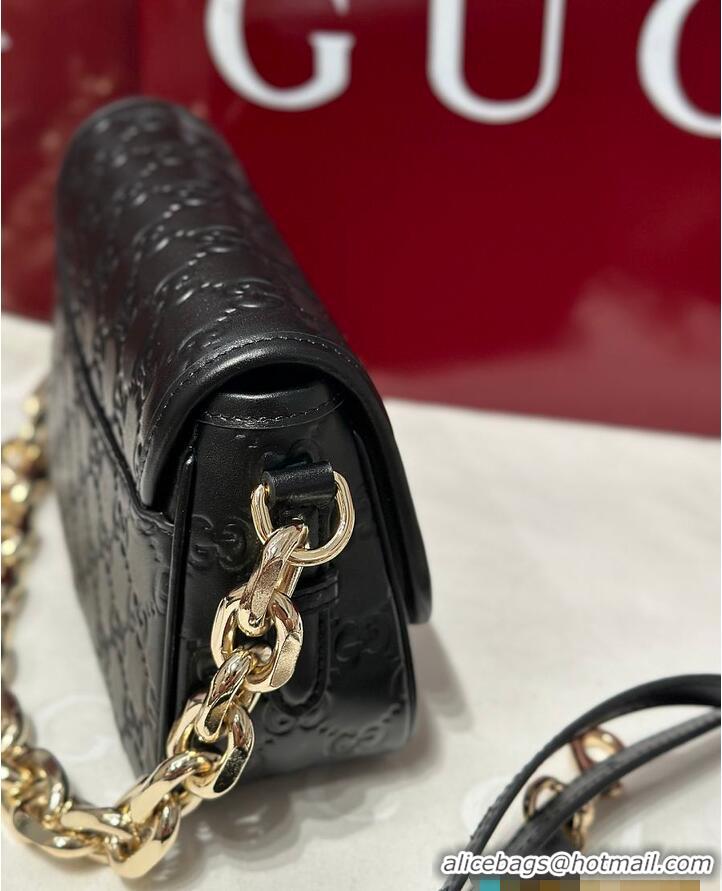 Best Quality Gucci GG Matelasse Mini Bag In Leather 589563 Black 2026