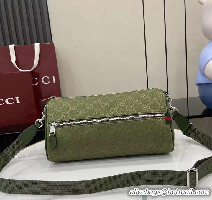 Grade Design Gucci GG Canvas Small Cylinder Bag GG Canvas 589564 Forest Green 2026