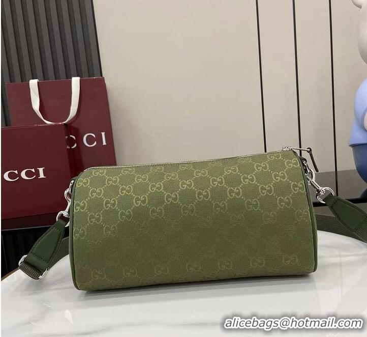 Grade Design Gucci GG Canvas Small Cylinder Bag GG Canvas 589564 Forest Green 2026