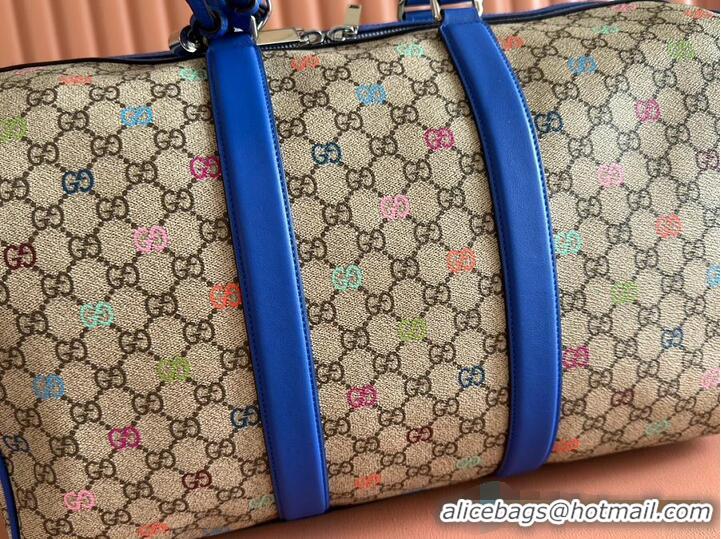 Traditional Specials Gucci GG Multicolor Medium Duffle In Fabric 589566 Beige/Dark Brown 2026