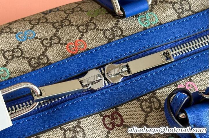 Traditional Specials Gucci GG Multicolor Medium Duffle In Fabric 589566 Beige/Dark Brown 2026