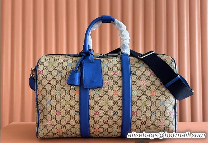 Traditional Specials Gucci GG Multicolor Medium Duffle In Fabric 589566 Beige/Dark Brown 2026