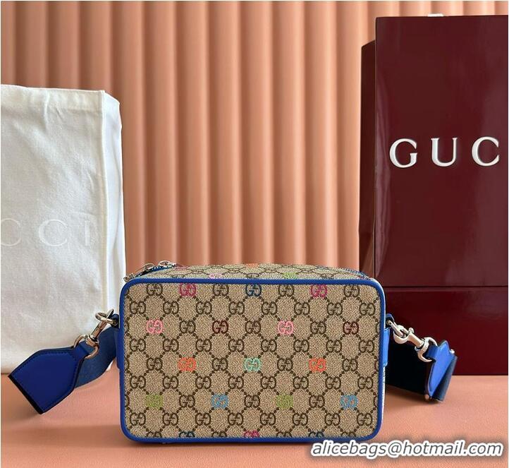 Promotional Gucci GG Multicolor Small Bag In Fabric 589567 Beige/Dark Brown 2026