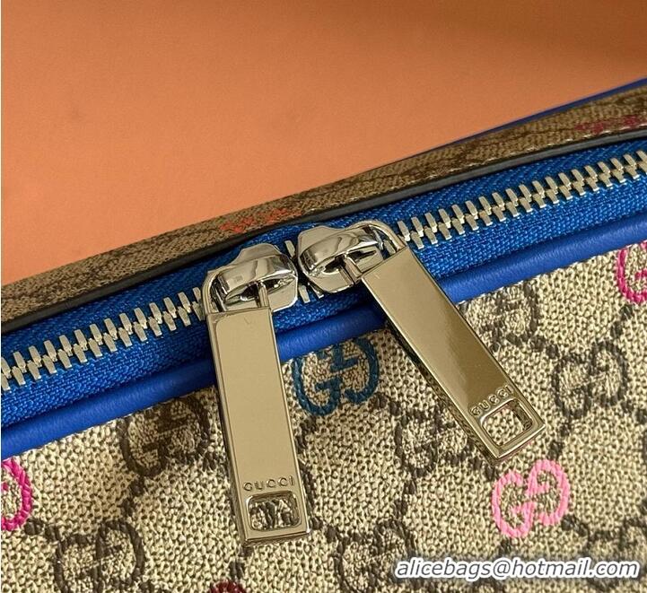 Promotional Gucci GG Multicolor Small Bag In Fabric 589567 Beige/Dark Brown 2026