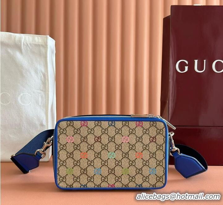 Promotional Gucci GG Multicolor Small Bag In Fabric 589567 Beige/Dark Brown 2026