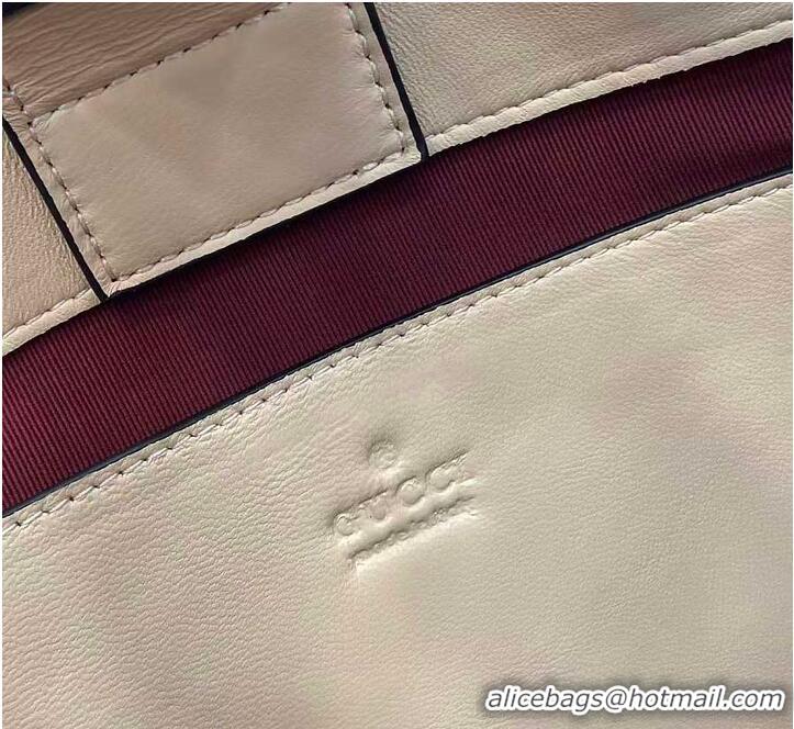 Unique Discount Gucci Betty Chevron Leather Small Tote Bag 847386 Beige 2026