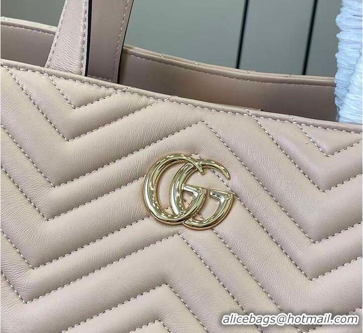 Shop Discount Gucci Betty Chevron Leather Medium Tote Bag 847387 Beige 2026
