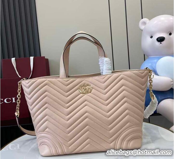 Shop Discount Gucci Betty Chevron Leather Medium Tote Bag 847387 Beige 2026