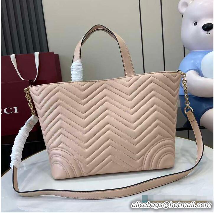 Shop Discount Gucci Betty Chevron Leather Medium Tote Bag 847387 Beige 2026
