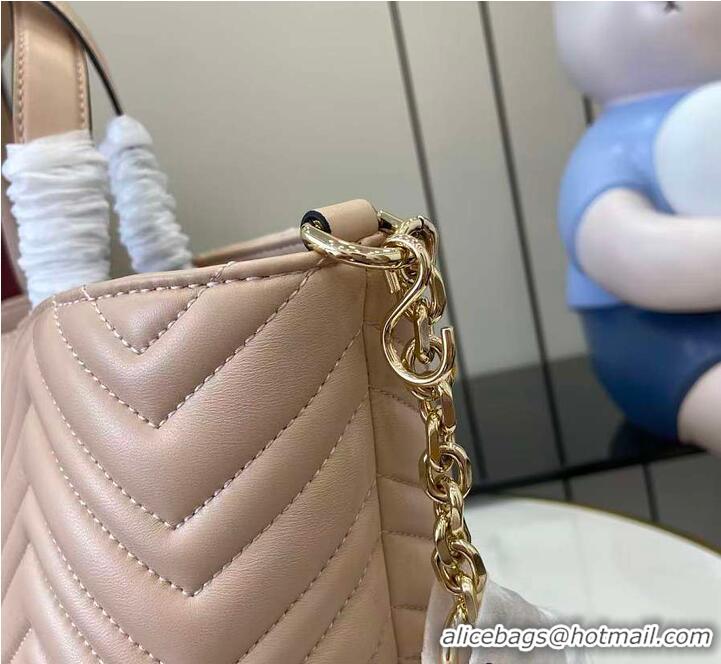 Shop Discount Gucci Betty Chevron Leather Medium Tote Bag 847387 Beige 2026