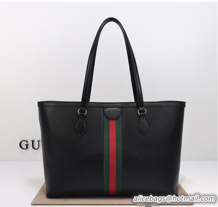 Reasonable Price Gucci Ophidia Medium Tote Bag In Leather 631686 Black 2026