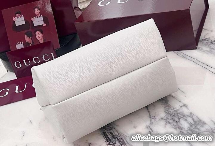 Well Crafted Gucci GG Marmont Leather Small Shoulder Bag 837468 White 2026