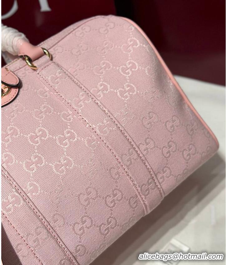 Famous Brand Gucci Ophidia Medium Boston Bag GG Canvas 857595 Pink 2026