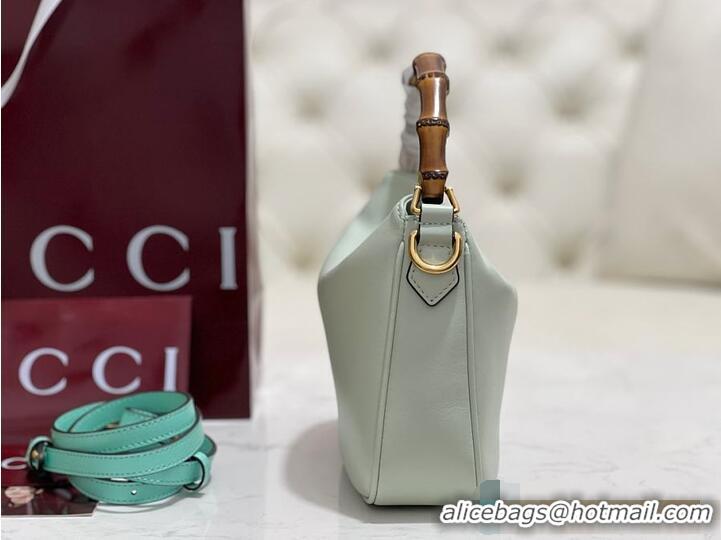 Best Quality Gucci Diana Small Shoulder bag In Leather 746251 Light Mint 2026