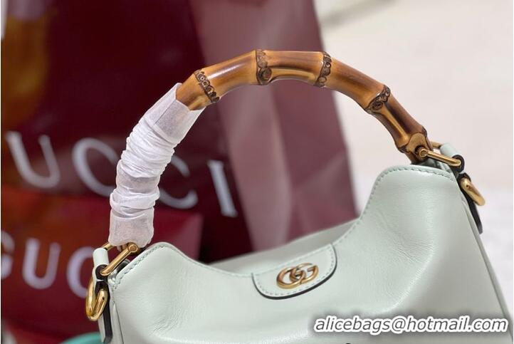 Best Quality Gucci Diana Small Shoulder bag In Leather 746251 Light Mint 2026