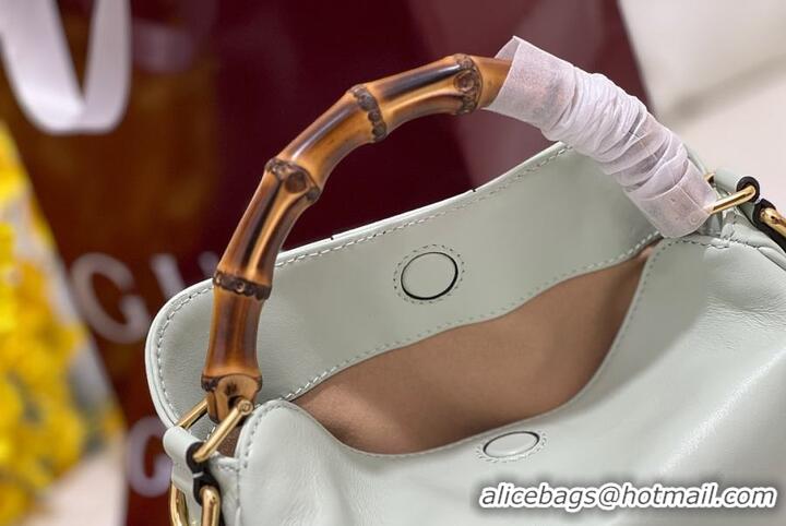 Best Quality Gucci Diana Small Shoulder bag In Leather 746251 Light Mint 2026