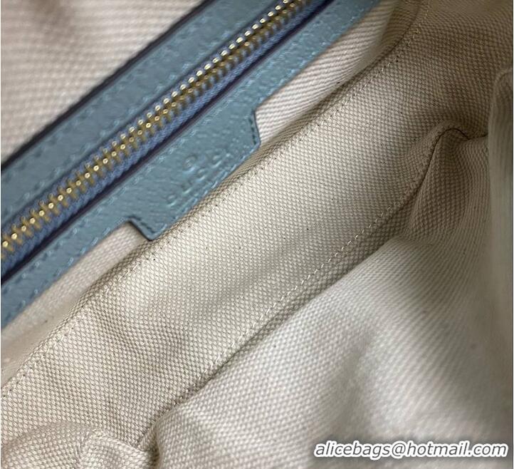 Original Cheap Gucci Ophidia Supreme Canvas Womens Crossbody Bag 658575 Light Blue 2026