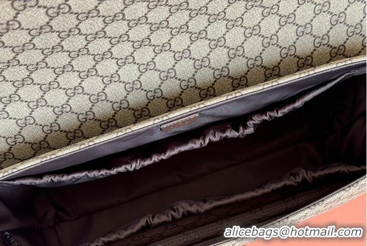 Market Sells Gucci GG Supreme Plus Diaper Large Changing Bag 211132 Beige 2026