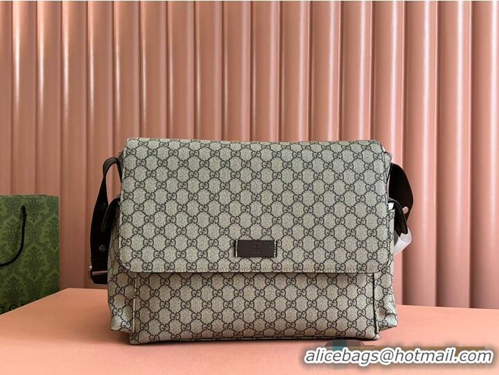 Market Sells Gucci GG Supreme Plus Diaper Large Changing Bag 211132 Beige 2026