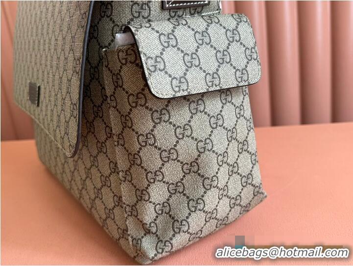 Market Sells Gucci GG Supreme Plus Diaper Large Changing Bag 211132 Beige 2026