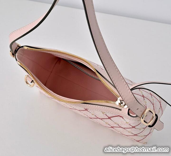 Best Price Gucci Printed GG Small Shoulder Bag 815119 Pink/Red 2026