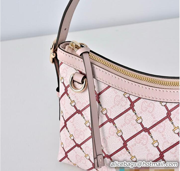 Best Price Gucci Printed GG Small Shoulder Bag 815119 Pink/Red 2026
