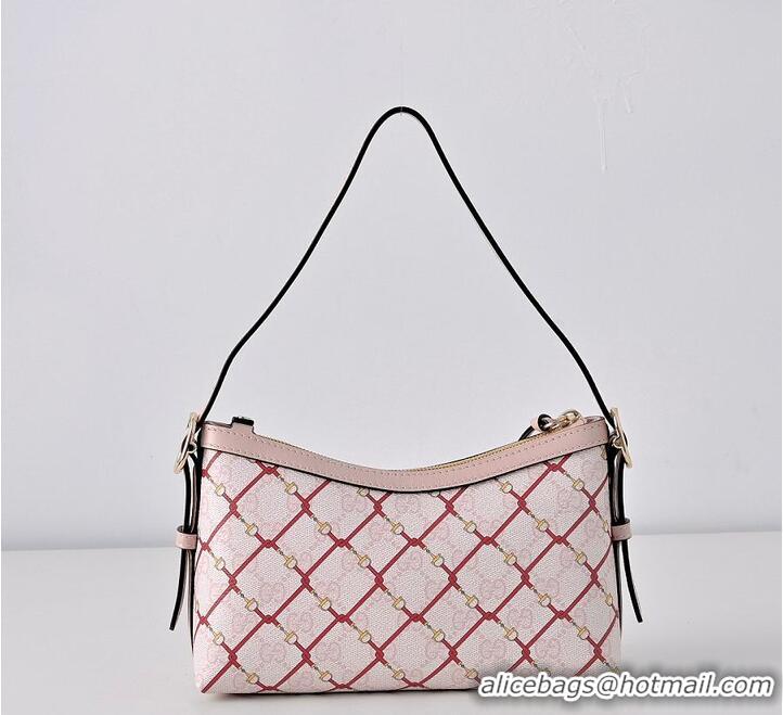 Best Price Gucci Printed GG Small Shoulder Bag 815119 Pink/Red 2026