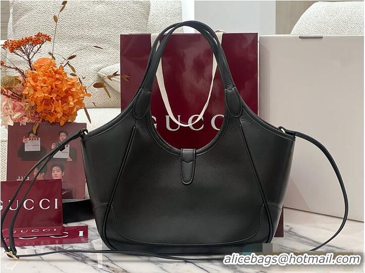 Modern Classic Gucci Mercato Small Tote Bag In Leather 211132 Black 2026