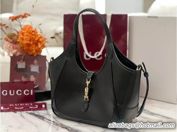 Modern Classic Gucci Mercato Small Tote Bag In Leather 211132 Black 2026