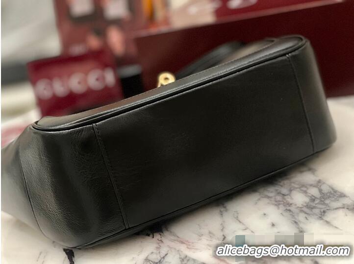 Modern Classic Gucci Mercato Small Tote Bag In Leather 211132 Black 2026