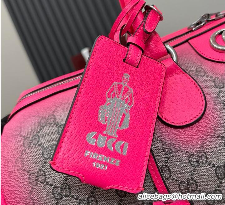 Top Design Gucci GG Medium Duffle Bag In GG Fabric 834962 Beige/Pink 2026