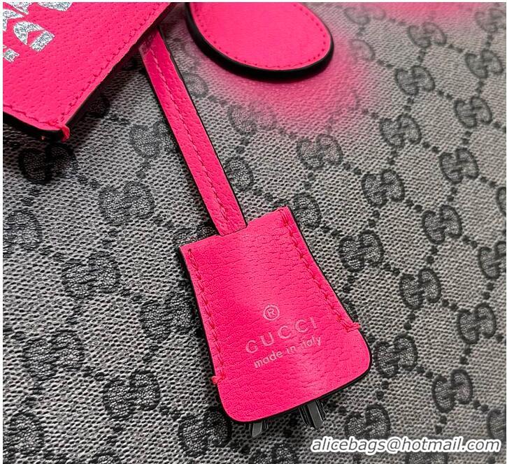 Top Design Gucci GG Medium Duffle Bag In GG Fabric 834962 Beige/Pink 2026