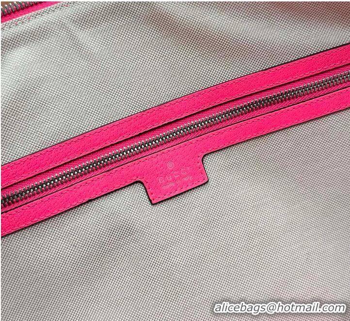 Top Design Gucci GG Medium Duffle Bag In GG Fabric 834962 Beige/Pink 2026