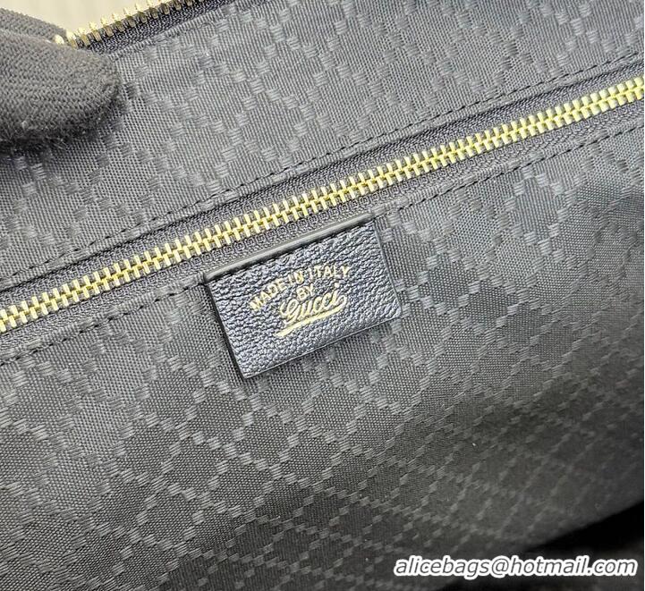 Top Quality Gucci Borsetto Large Boston Bag In Suede 866733 Black 2026