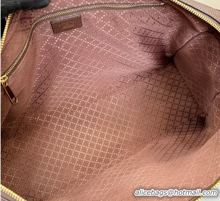Promotional Gucci Borsetto Large Boston Bag In Suede 866733 Dark Brown 2026
