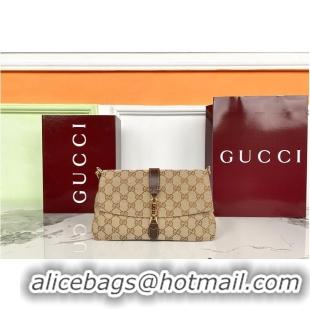 Discount Gucci Aperitivo Medium Shoulder Bag In GG Canvas 895203 Beige/Dark Brown 2026