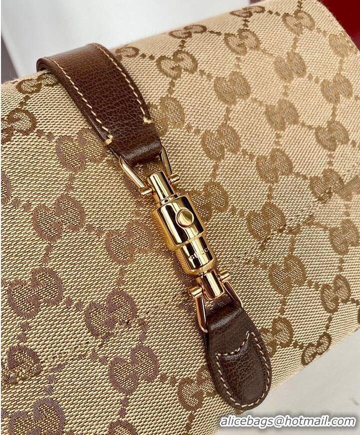 Discount Gucci Aperitivo Medium Shoulder Bag In GG Canvas 895203 Beige/Dark Brown 2026