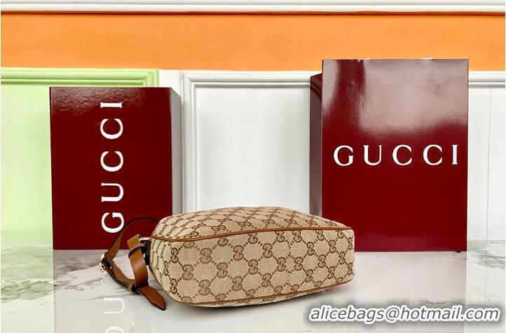 Best Price Gucci Diana Small Shoulder Bag In GG Canvas 895204 Beige/Dark Brown 2026