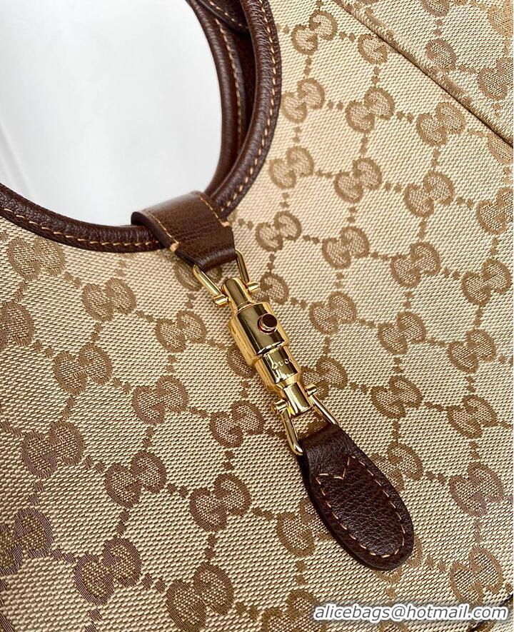 Market Sells Gucci Mercato Small Tote Bag In GG Canvas 866735 Beige/Dark Brown 2026