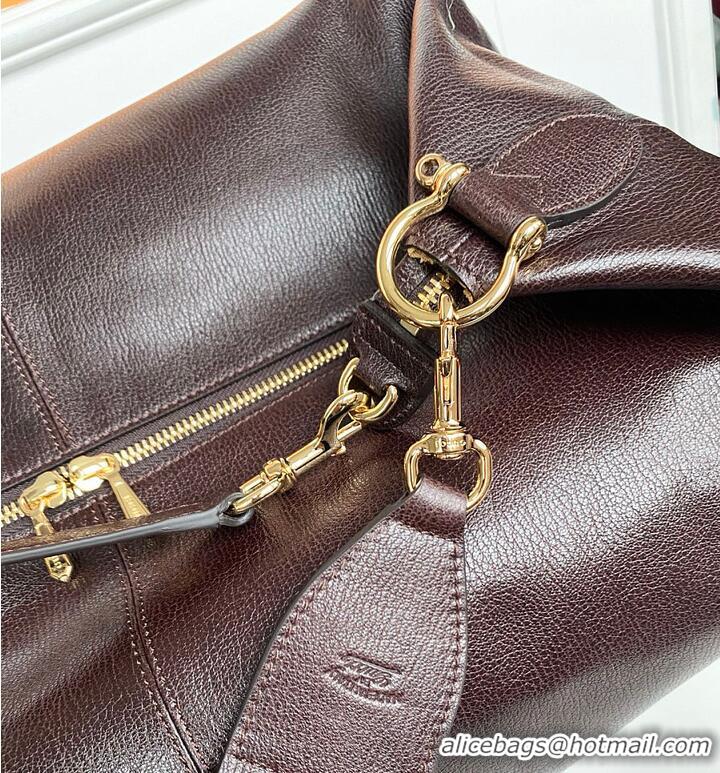Shop Cheap Gucci Brera Large Crossbody Bag In Leather 866736 Dark Brown 2026