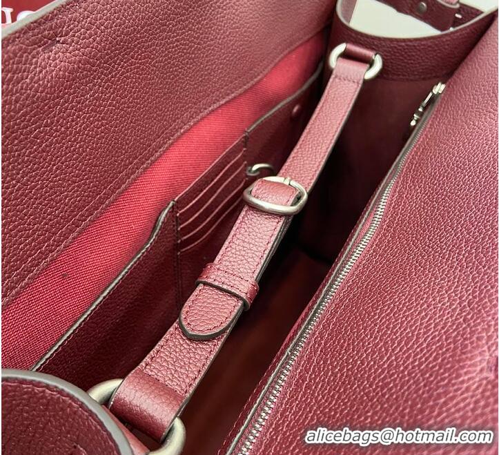 Top Grade Gucci Large Tote Bag With Hook Closure Rouge 739078 Burgundy 2026