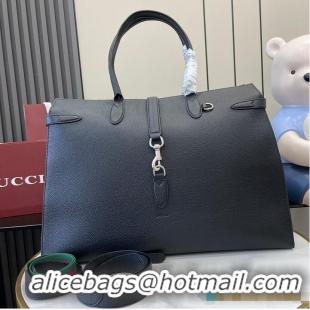 Trendy Design Gucci Large Tote Bag With Hook Closure Rouge 739078 Black 2026